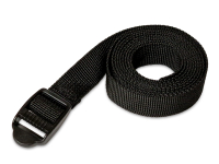 Gear Strap with ladder lock, black (150cm)