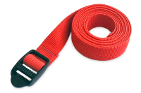 Gear Strap with ladder lock, red (150cm)