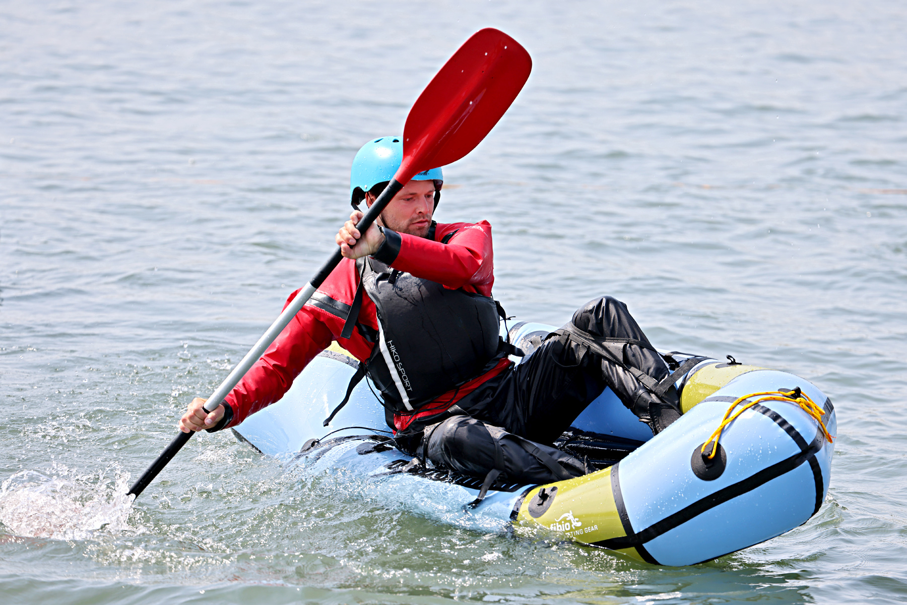 Packraft whitewater course at Kanupark Markkleeberg/Leipzig 2026