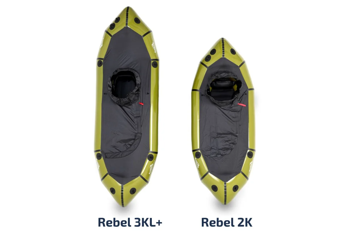 Size comparison of the Anfibio rebel 3kl+ compared to the Rebel 2k