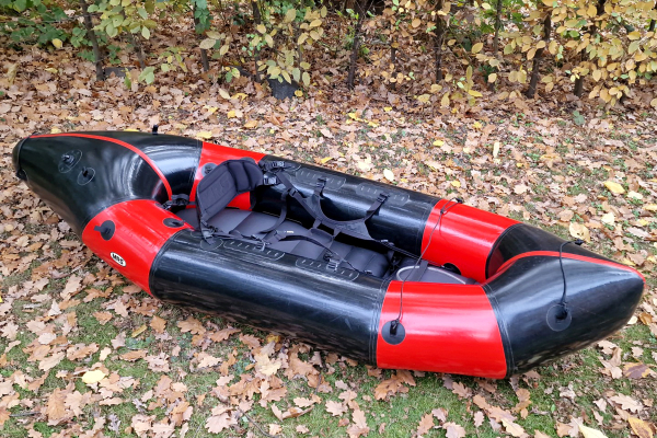 MRS Alligator SB black-Luminous Red mit ISS - Gebraucht