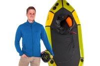 Anfibio Rebel 2K, Fresh Green/Sunny Yellow (ohne TubeBags) - Ausstellungsstück, wie Neu, inkl. Handpumpe