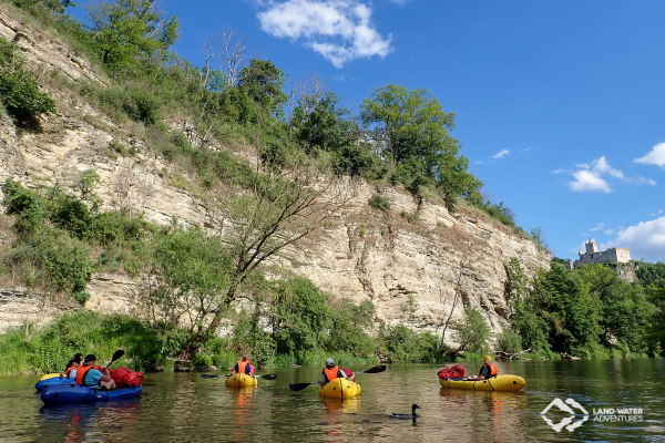 Packrafting adventure tours: Saale 2026