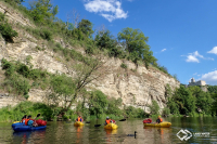 Packrafting Erlebnistouren: Saale 2026