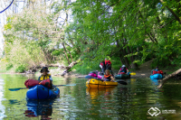 Packrafting adventure tours: Saale 2026