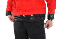 Anfibio SplitSuit, XL, black, Latexsocks L, latex-neck