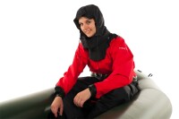 Anfibio SplitSuit, XL, black, Latexsocks L, latex-neck